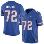 Men's Florida Gators #72 Stone Forsythe NCAA Jordan Brand Royal Authentic Stitched College Football Jersey BED0762KI